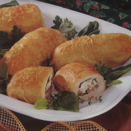Puff Pastry Chicken Bundles