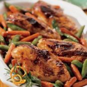 Orange-Hoisin Glazed Roasted Chicken