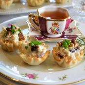 Cranberry & Pecan Chicken Salad in Phyllo Cups