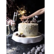 Sparkling Chocolate Truffle Champagne Cake