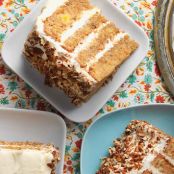 SOURDOUGH CARROT CAKE WITH CREAM CHEESE FROSTING