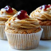 Peanut Butter & Jelly Cupcakes