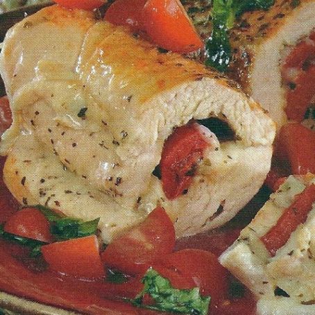 Chicken Mozzarella Roll Ups