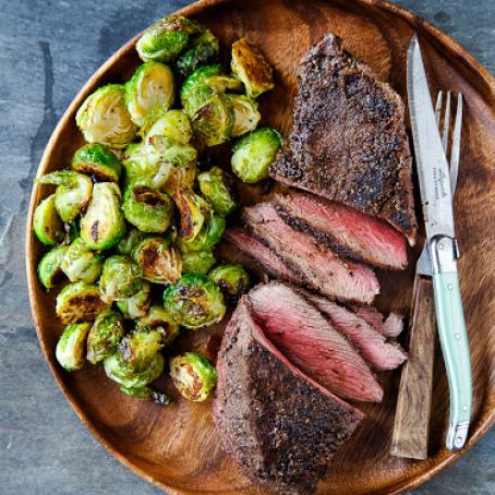 Dinner for Two: Cowboy Steaks and Sprouts