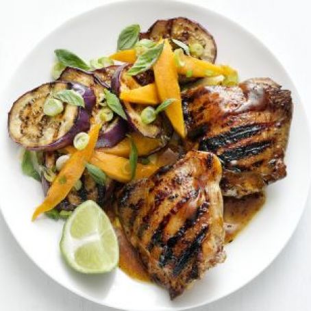 Grilled Caribbean Chicken Thighs