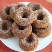 Mini Pumpkin Spice Gluten-Free Vegan Donuts