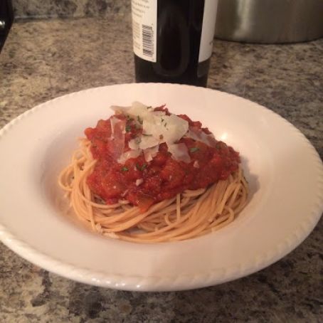 Spaghetti sauce without meat