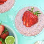 Strawberries & Cream Chia Pudding