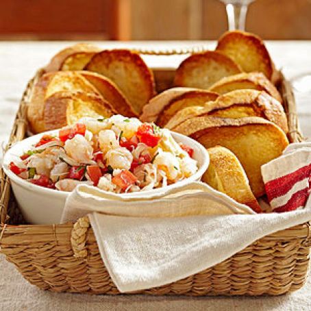 Seafood Bruschetta