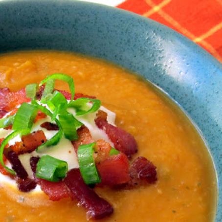 Roasted Pumpkin Sage Soup (Low-FODMAP)