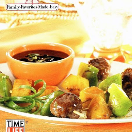 Sweet and Sour Meatball Skewers