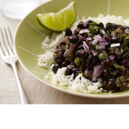 Cuban Black Beans And Rice
