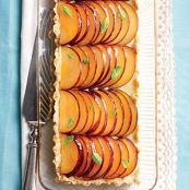 Plum Shortbread Tart