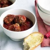 Meatballs with Garlic Bread