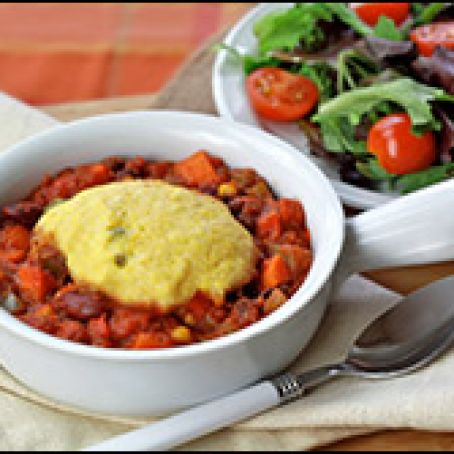 Cornbread-Topped Dan-Good Chili