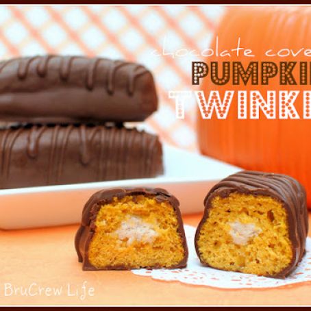 Chocolate Covered Pumpkin Twinkies