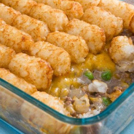 Tasty Cheesy Tater Casserole Recipe |