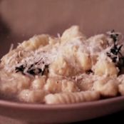 Gnocchi with Butter Thyme Sauce