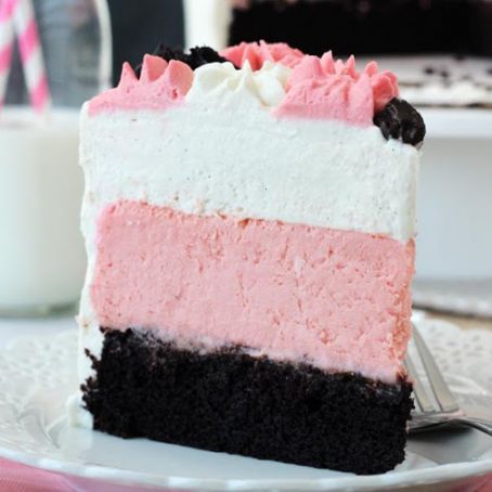 Neapolitan Millionaire Cake