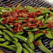 Sugar Snap Peas with Onions and Bacon