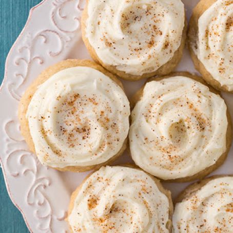 Melt-In-Your-Mouth Eggnog Cookies