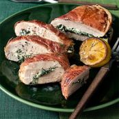 Prosciutto-Wrapped Chicken Breast Stuffed with Ricotta & Spinach
