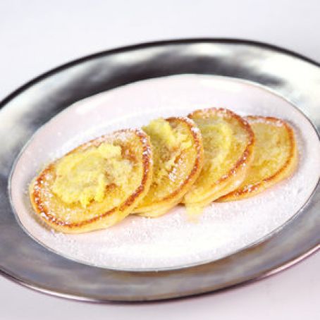 Silver Dollar Ricotta Pancakes with Lemon Oil