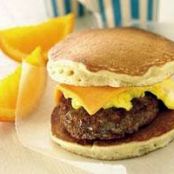 Sausage-Cheese Pancake Sandwiches