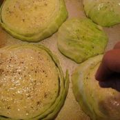 Garlic Rubbed Roasted Cabbage Steaks