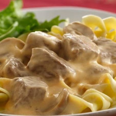 Slow-Cooker Beef Stroganoff