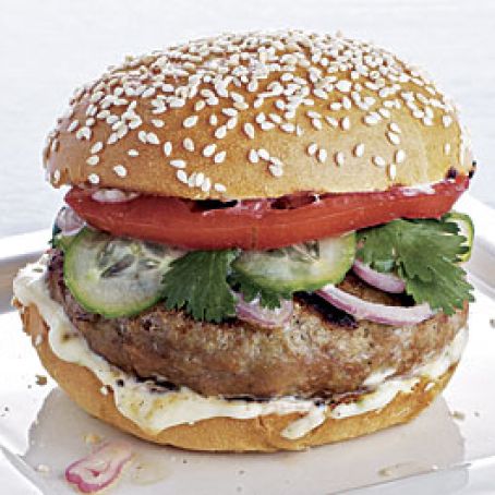 Thai Curry Turkey Burgers