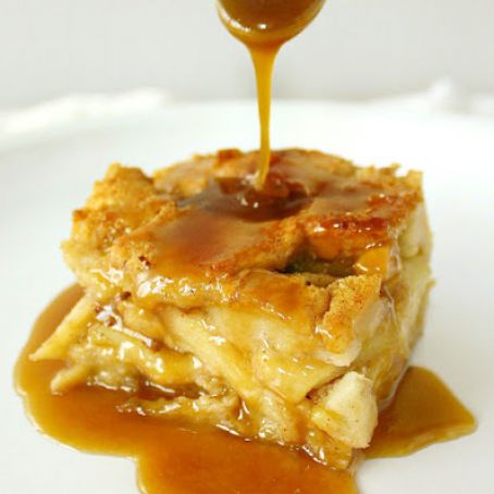 APPLE RUM BREAD PUDDING
