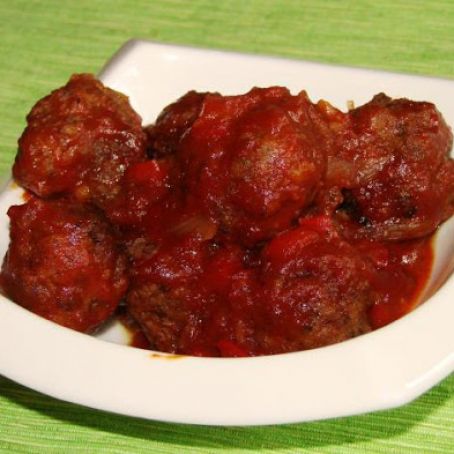 BBQ Cola Meatballs (slow cooker)