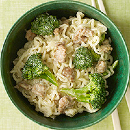 Sausage, Broccoli & Noodles