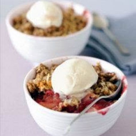 Rhubarb Apple Crumble
