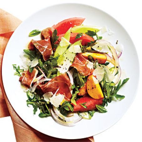 Melon Salad with Prosciutto