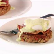 Thanks Benedict on Stuffing Cakes with Sage Hollandaise