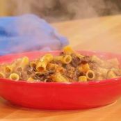 RIGATONI WITH CREAMY MUSHROOM RAGU