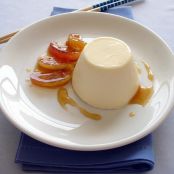 Sake panna cotta