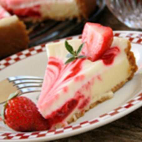 STRAWBERRY SWIRL PIE
