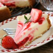 STRAWBERRY SWIRL PIE