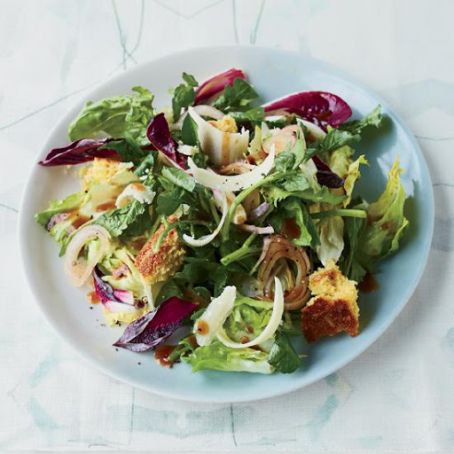 Green Salad with Smoky Barbecue Vinaigrette