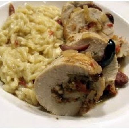 Greek Chicken Roulades