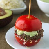 Tomato Avocado Burgers