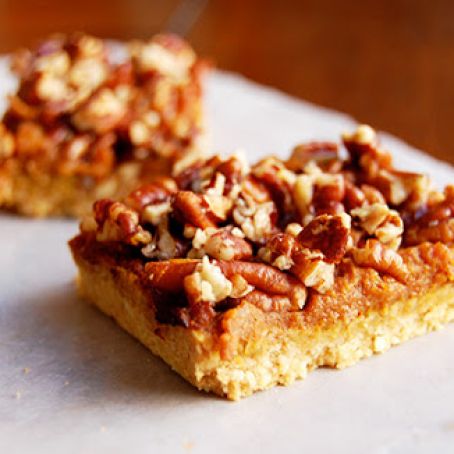 Pumpkin Streusel Bars, Paleo