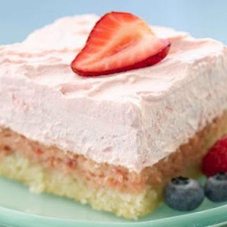 Easy Strawberry Cream Dessert Squares