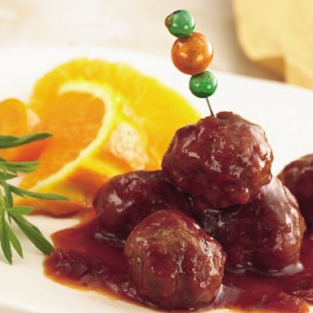 Cranberry Orange BBQ Meatballs