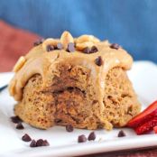 cake - Single-Serving Peanut Butter Microwave Cake with Peanut Butter Frosting