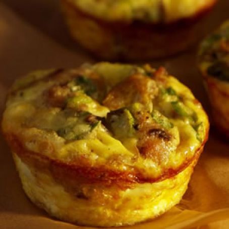 Crustless California Shrimp or Pancetta Quiche