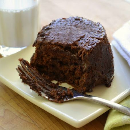 Two Minute Chocolate Peanut Butter Cake